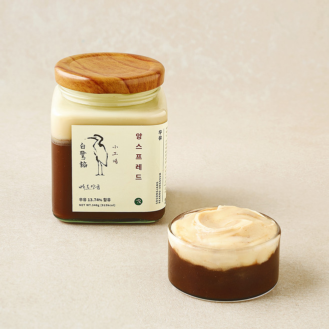 백로앙금 앙스프레드 우유, 340g, 1개