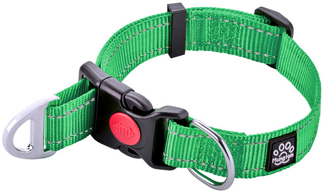 멍템 멀티 목줄 반초크, 그린, 1개