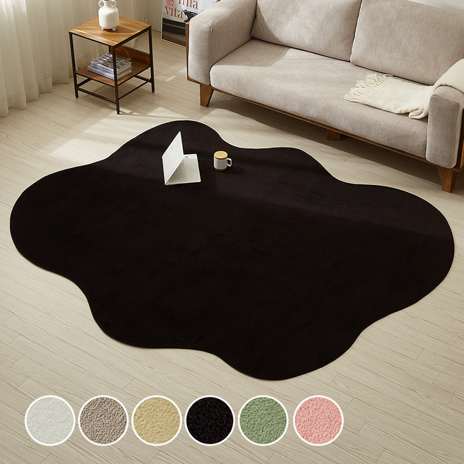 블레딕홈 에스파 사계절 워셔블 비정형 러그