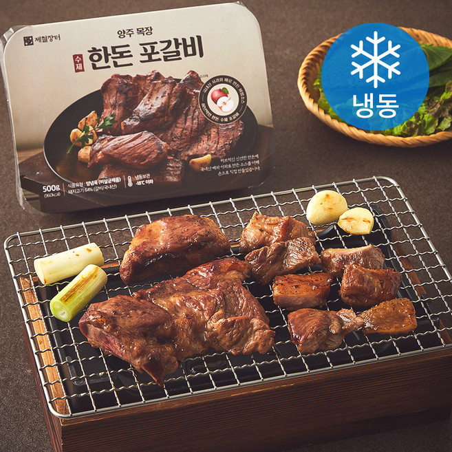 제철장터 양주목장 수제 한돈 포갈비 (냉동), 500g, 1개