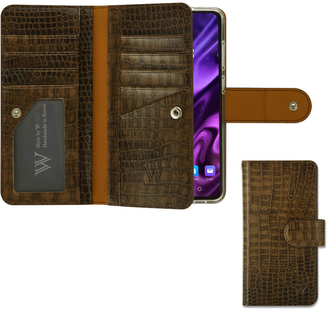 에스엠모바일 블론드 컬렉션 수제 카드지갑 다이어리 휴대폰 케이스 + 핸드스트랩