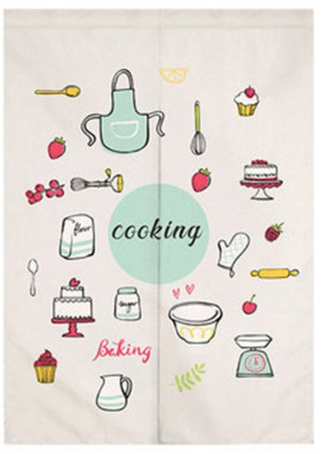 빈테리어 렛츠겟쿠킹 파티션 커튼