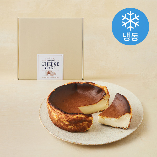 그린래빗 바스크 치즈케익 오리지널 (냉동), 450g, 1개