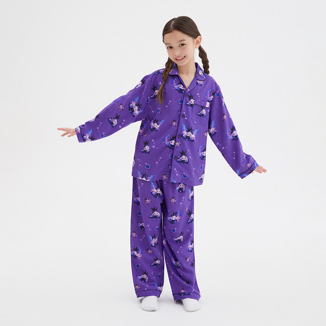 SPAO Kids 兒童用 Catch! Teenieping 長袖睡衣套裝