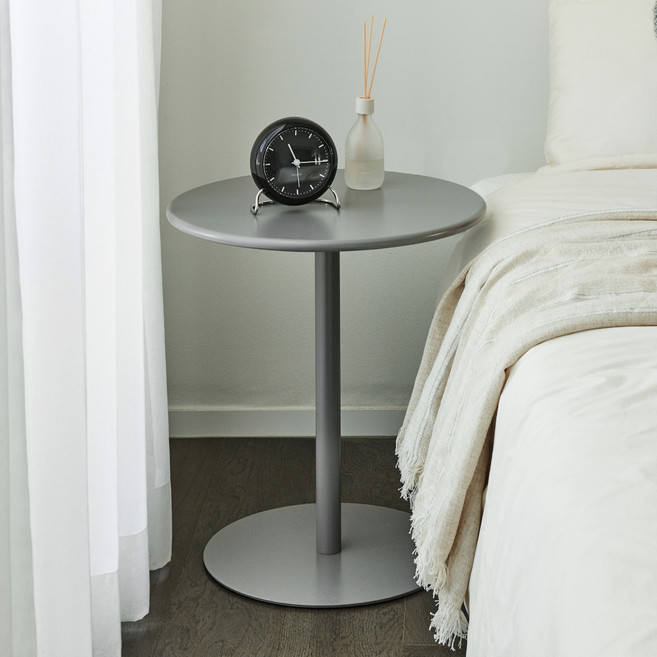 재크 400 라운드 사이드테이블, 그레이
