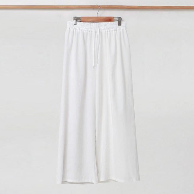 앤드스타일 여성용 쿨인견 밴딩 스트링 와이드 팬츠 264478