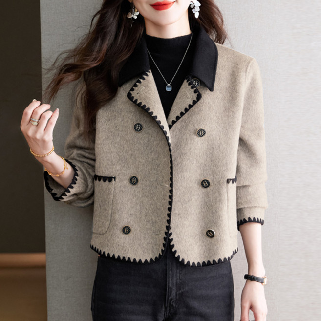 포플러앤씨 여성용 빅사이즈 메닌 모직 코트 P24WCT100422