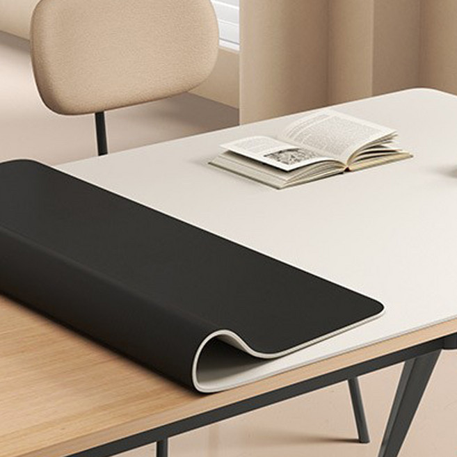 푸트로랩 오염방지 방수 실리콘 식탁 매트, 화이트, 1개, 70 x 140 cm