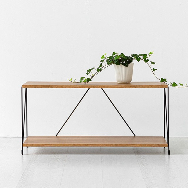 MARKET B EZBO 免工具 800 層架, 2欄, 里維拉橡木