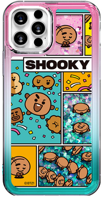 BT21 Focus on me流沙亮片手機軟殼
