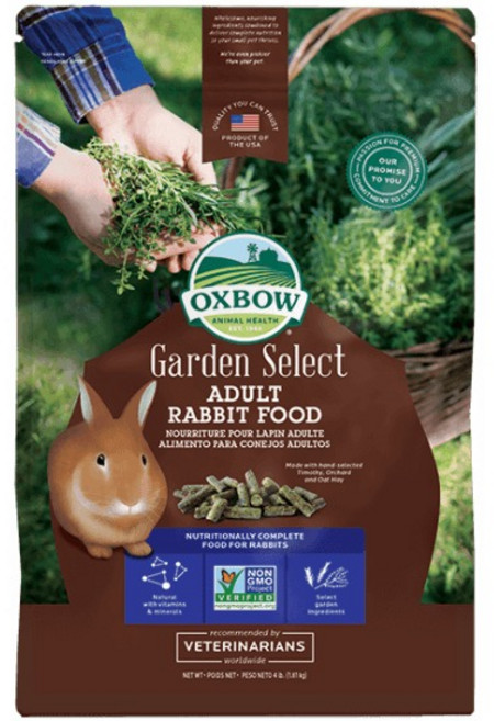 옥스보우 가든셀렉트 토끼 사료, 1.82kg, 1개