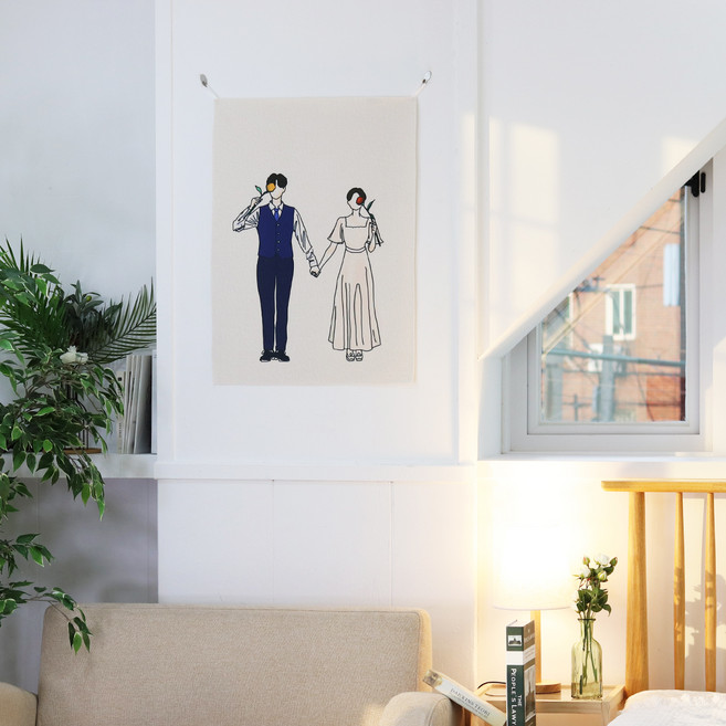 모노니크 패브릭 포스터, 37. 블루웨딩