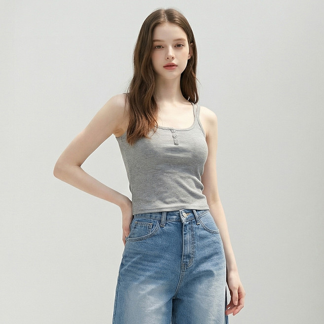 부루앤쥬디 여성용 두줄끈버튼캡나시 BOSFTK506B