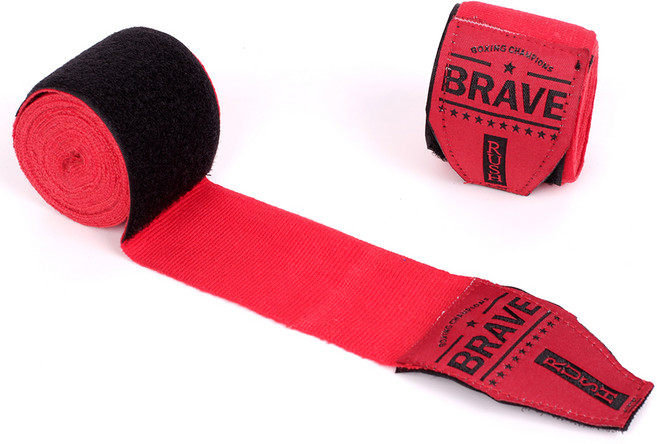브레이브 러쉬 복싱 핸드랩, 레드, 2개