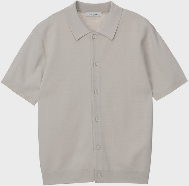 마인드브릿지 남성용 카라 반팔 가디건 MXCD3101