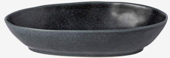 코스타노바 리비아 타원오븐접시 32cm, 블랙, 1개