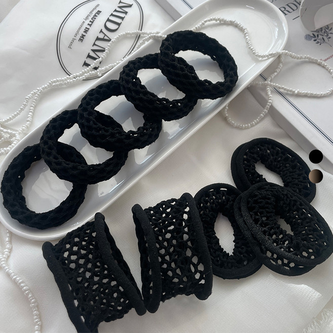 미다미 데일리 자국 없는 무봉재 헤어끈 1642 10p