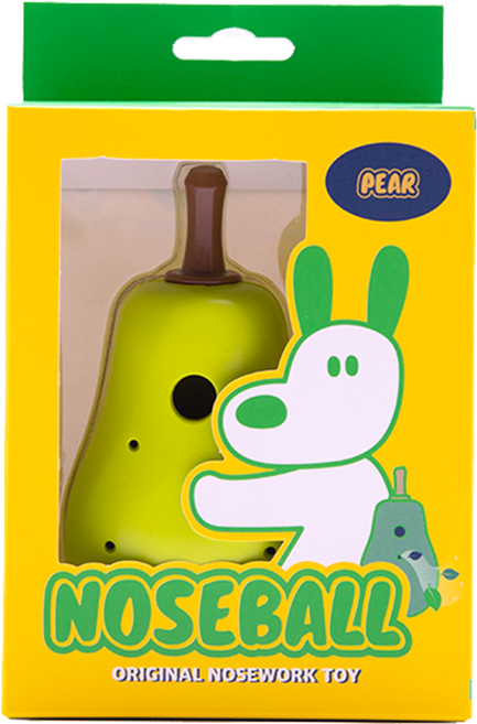 Nose Work 梨子嗅聞球 狗狗分離焦慮玩具, 1入, 梨子