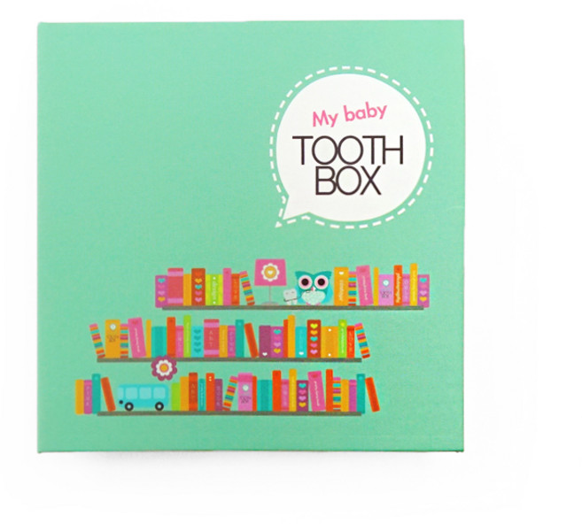 Mellow 마이 베이비 투스 박스 유치보관함, 부엉이