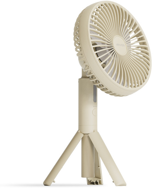 아이리버 스톰 점보팬 탁상용 선풍기, IJF-4000T, 크림베이지