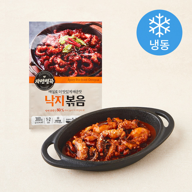 자연별곡 낙지볶음 (냉동), 1개, 300g