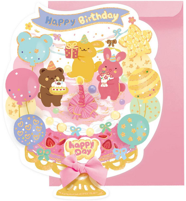 From&To 滾動留言卡片組 FT5002-3 蛋糕, 1套