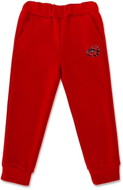 키즈크루 유아동용 자수패치 불독 특양면 조거팬츠