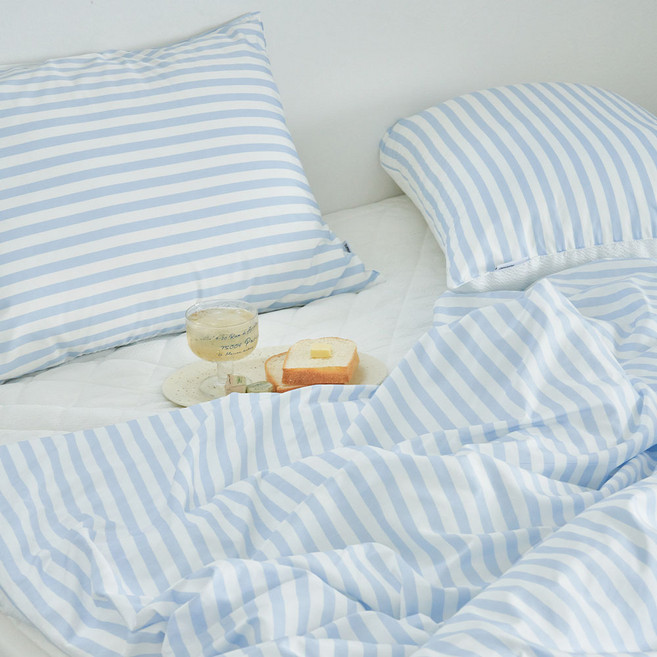 아망떼 썸머쉴드 알러지케어 스노우 시어서커 리플 호텔형 여름이불