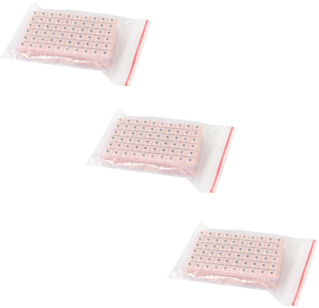 다매다매 귀 지압 패치 600p, 3개, 혼합색상