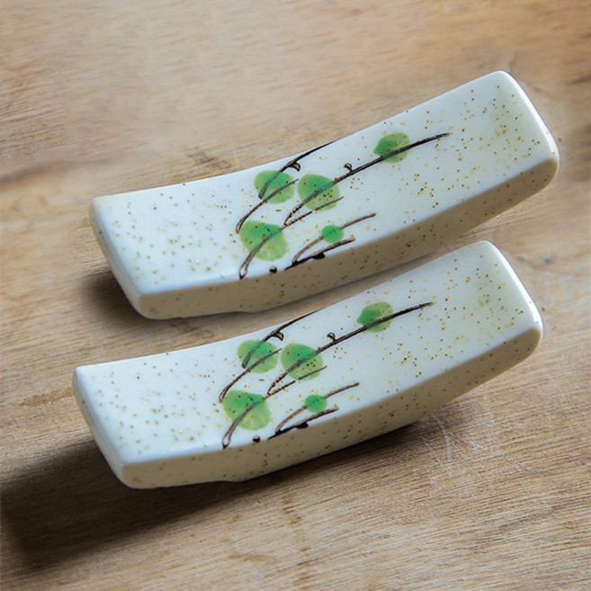 프렌치마르스 전통 도자기 수저받침대 MMM3375, 버드나무, 2개