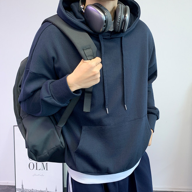 CONFIAR 基本款舒適穿搭寬鬆版型連帽T恤 TC9404