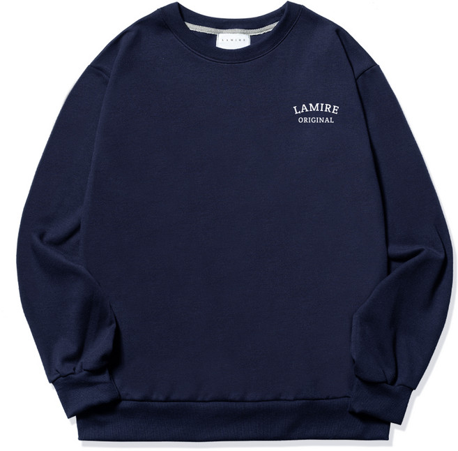 라미르 여성용 아치 오리지널 스몰로고 오버핏 소프트 맨투맨 티셔츠