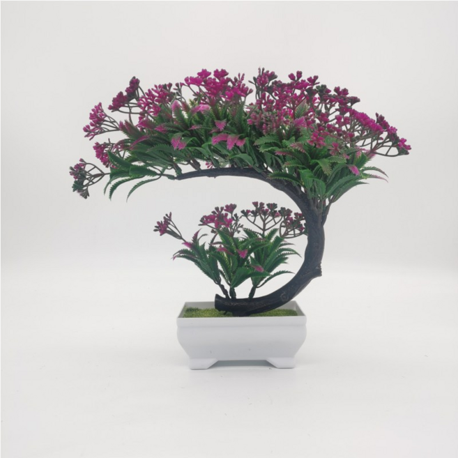 소울리치 분위기 좋은 꽃나무 조화, 자주색, 1개