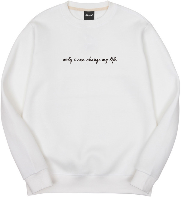 옥스타 라이프레터링 특양면 맨투맨 9SSP002