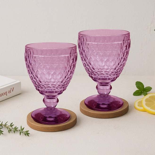 빌레로이앤보흐 보스턴 고블렛 400ml, 베리, 2개