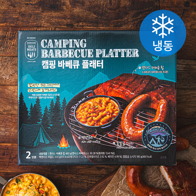 존쿡델리미트 캠핑 바베큐 플래터 (냉동), 840g, 1개