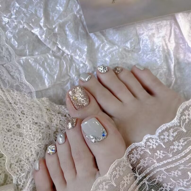 비투윈 반디돌 예쁜 패디팁 세트, 1개, J171 아이슬란드 그레이골드