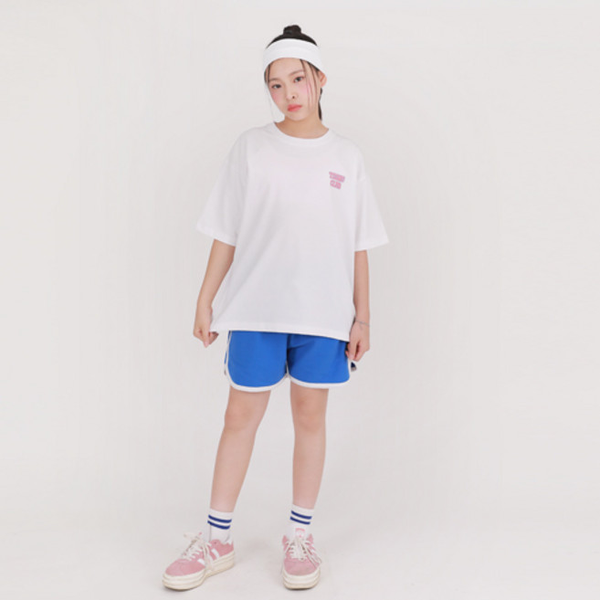 New Teens 圓領網球短褲上下套裝