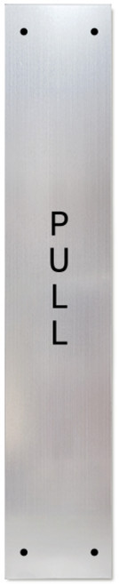 고정문 디자인문패 슬림실버바 실버무광 S, PULL, 1개