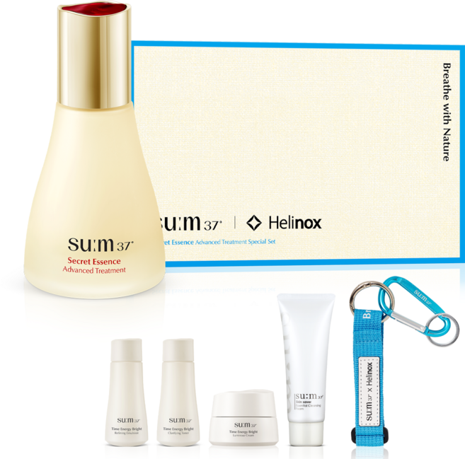 숨37도 헬리녹스 에디션 시크릿 에센스 5종 + 카라비너 + 스트랩 세트, 1개