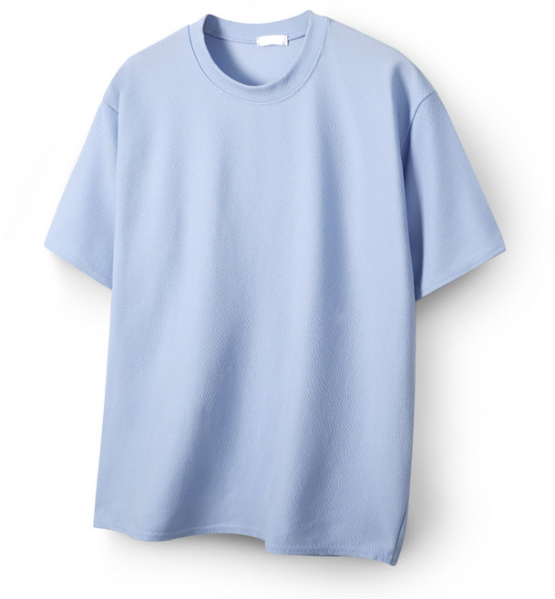 해리슨 남성용 링클프리 무지 라운드 반팔티 HA-1051 WOD1024