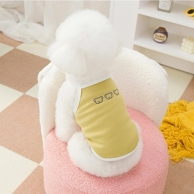 코코스튜디오 강아지 곰세마리 끈나시, 옐로우, 1개