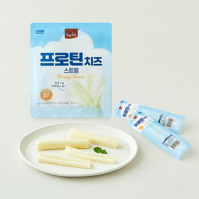 상하치즈 프로틴치즈 스트링, 20g, 1개, 10개입