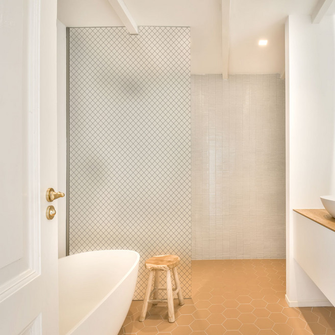 꾸밈 무점착 사선격자패턴 유리문 시트지 ph325_m, 혼합색상