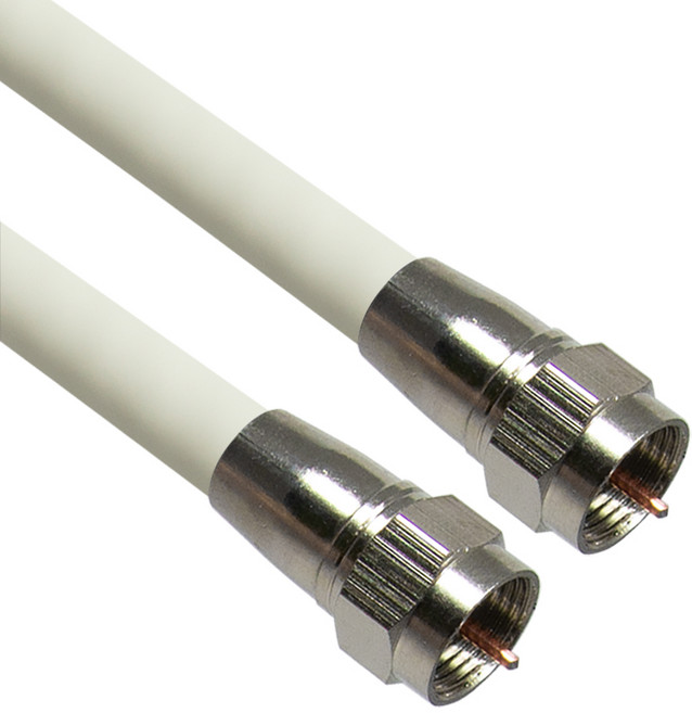 마하링크 국산 안테나 TV 화이트 동축 수제작 케이블, MLZ-WRF020(2m), 1개