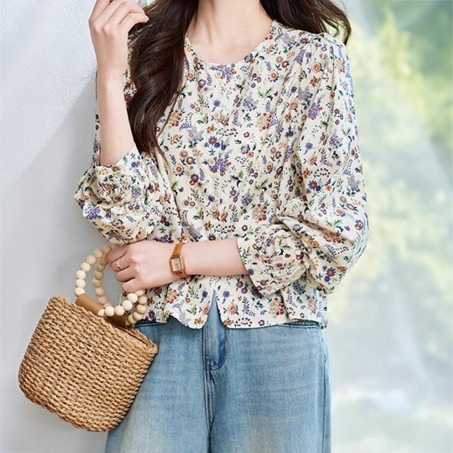 루나걸 여성용 로카프스 블라우스 L26SPBL123015