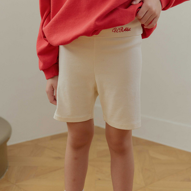 어반레빗 아동용 턴업 바이커 팬츠