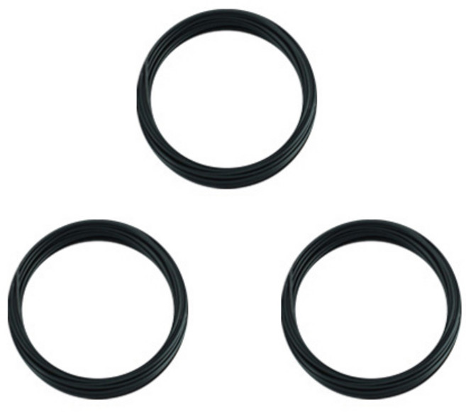 당그니 3D펜 저온 필라멘트 리필용 10m, 검정색, 3개