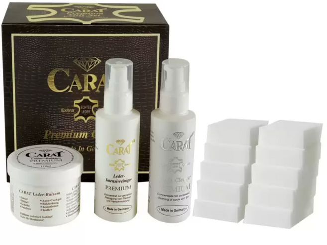 캐럿 프리미엄 가죽관리제 기프트 세트, 1세트