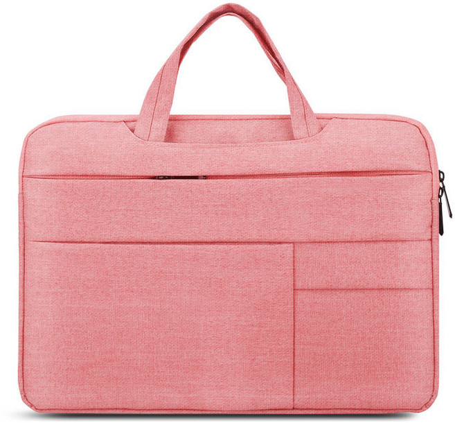 코딩 멀티 포켓 노트북 파우치 가방 KD-19, 핑크, 1개